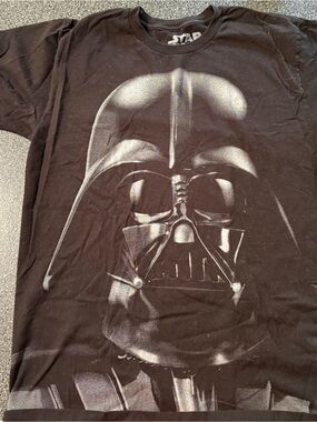 Star Wars Black Tee with Silver Logo